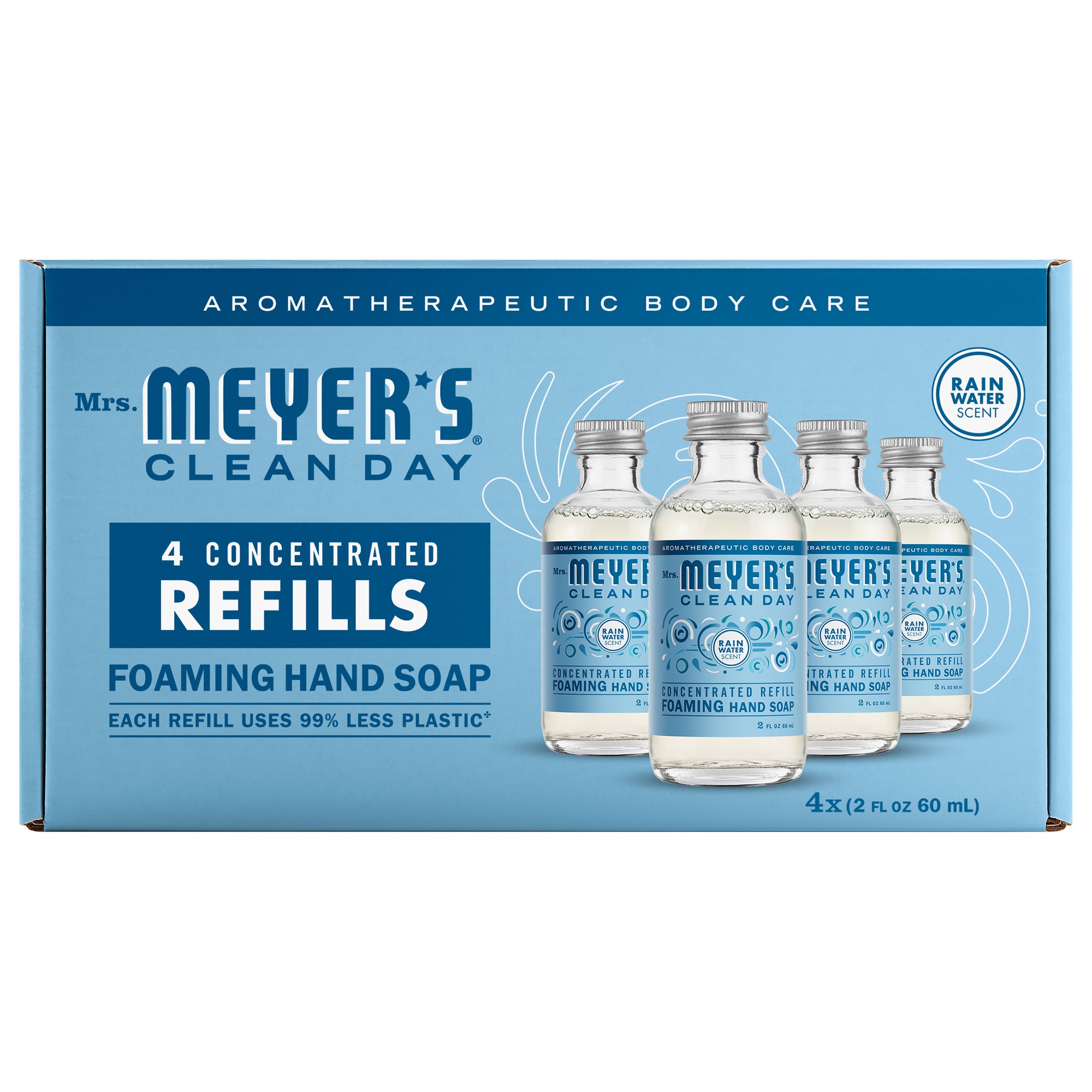 Rain Water Foaming Hand Soap Concentrated Refills, 4 pack - Image 2