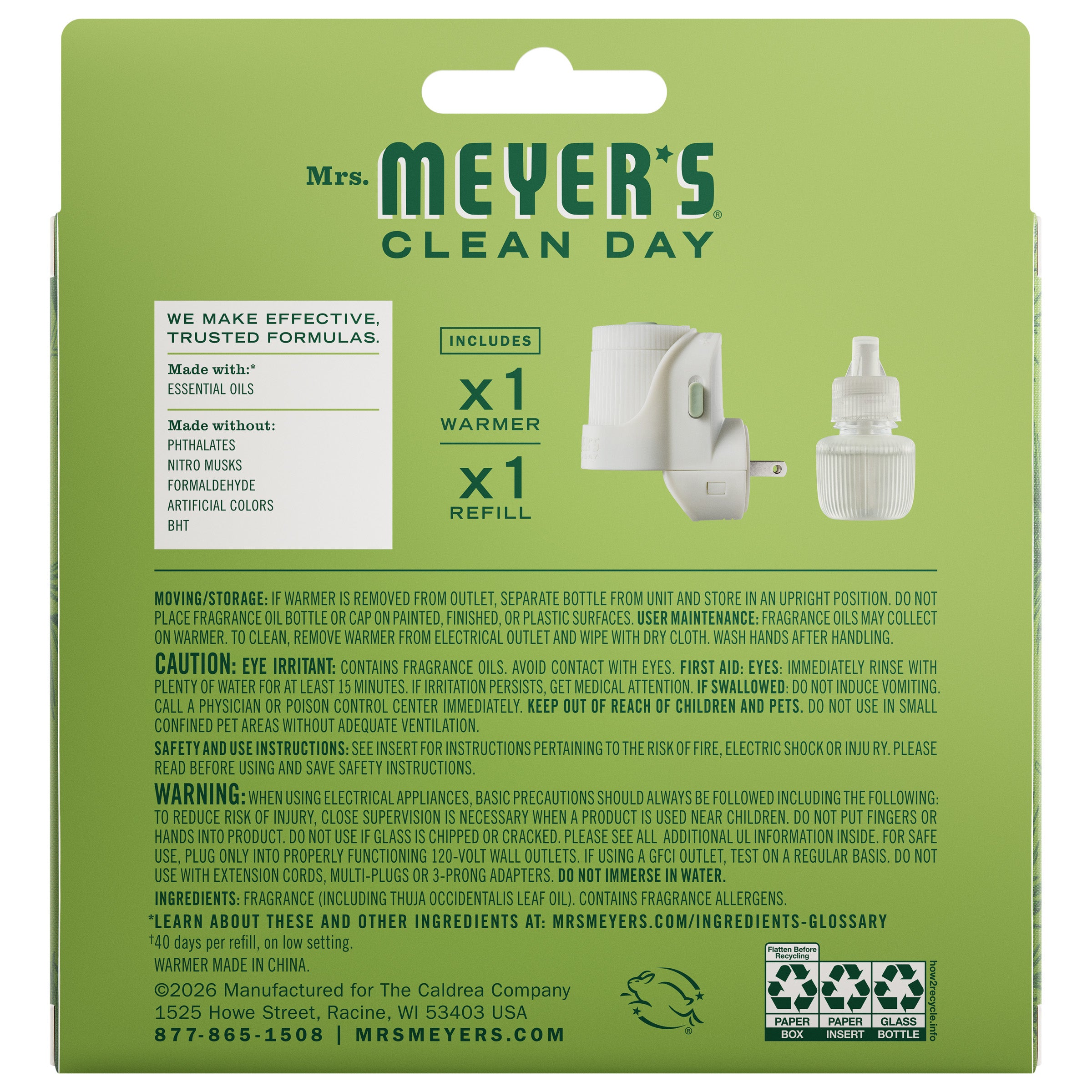 Iowa Pine Plug In Scented Oil Warmer With Refill - Image 2
