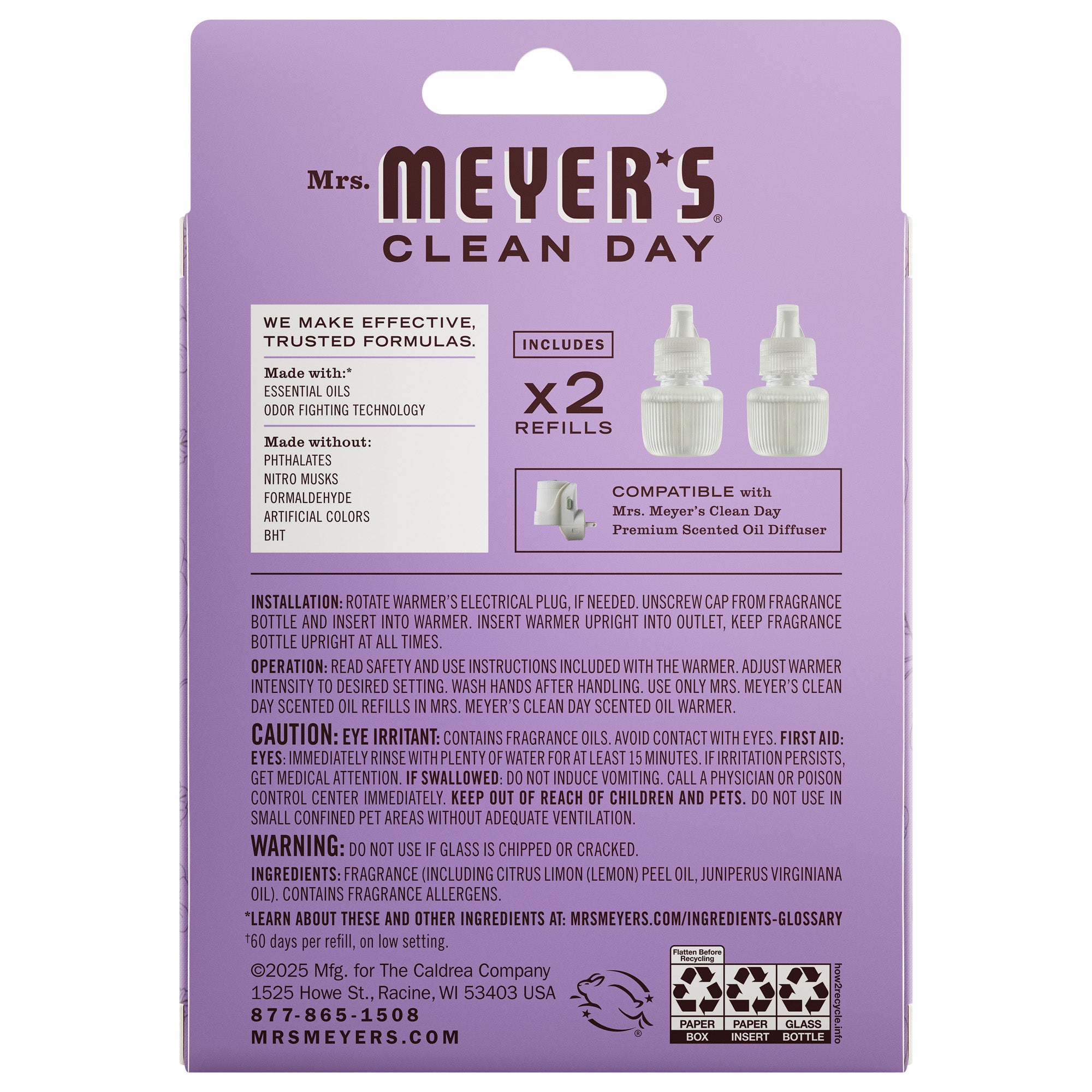 Compassion Flower Plug In Scented Oil Refill, 2-Pack - Image 3