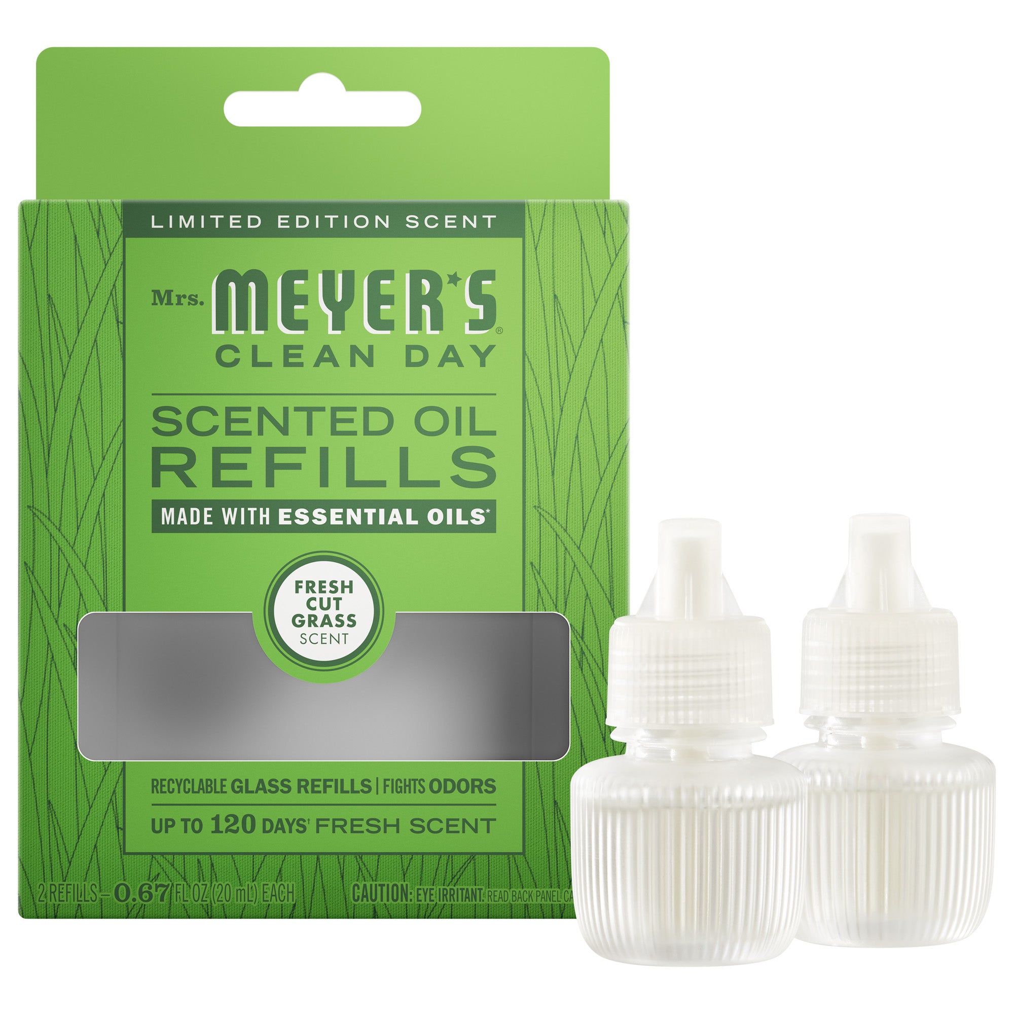 Fresh Cut Grass Plug In Scented Oil Refill, 2-Pack - Image 2