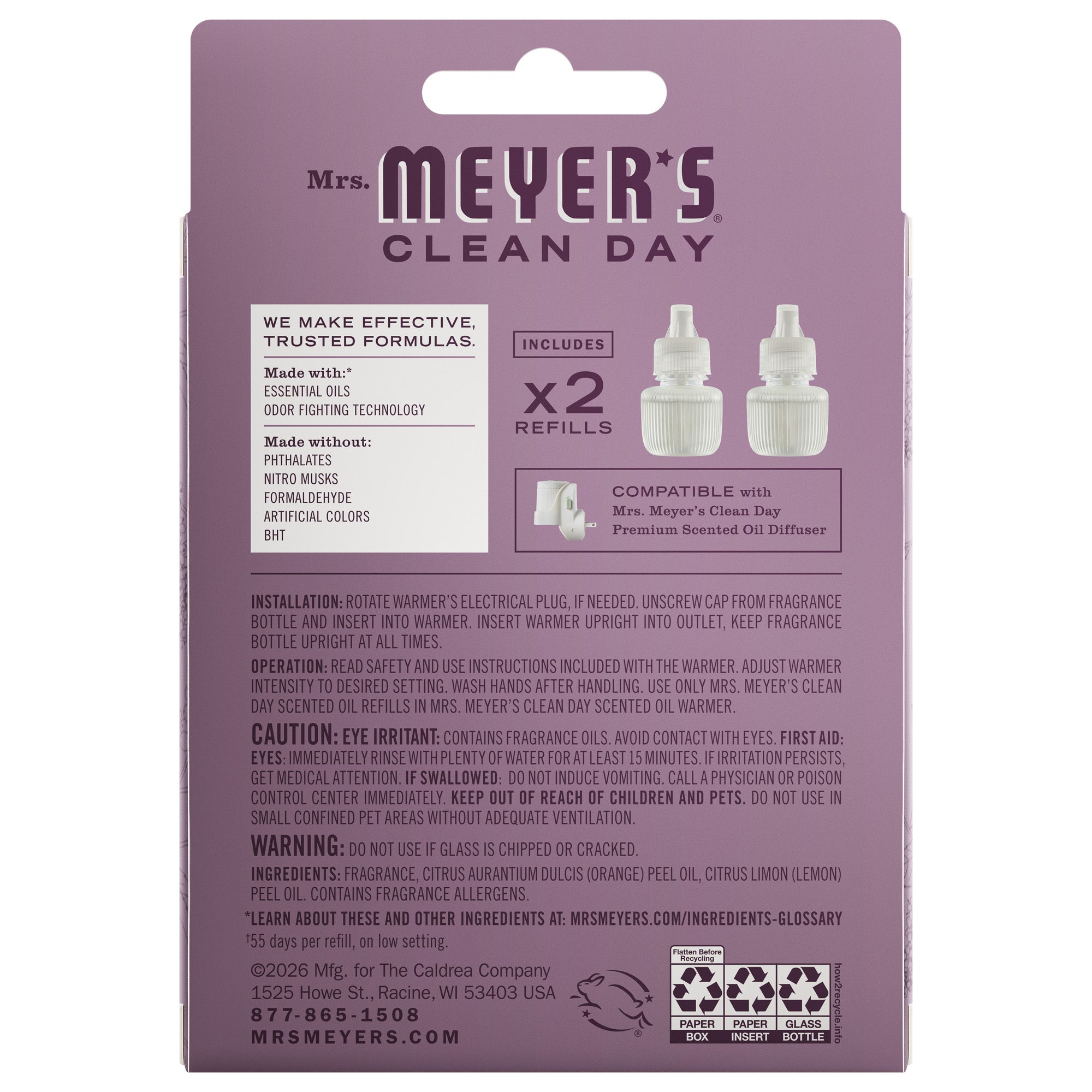 Elderberry Plug In Scented Oil Refill, 2-Pack - Image 2