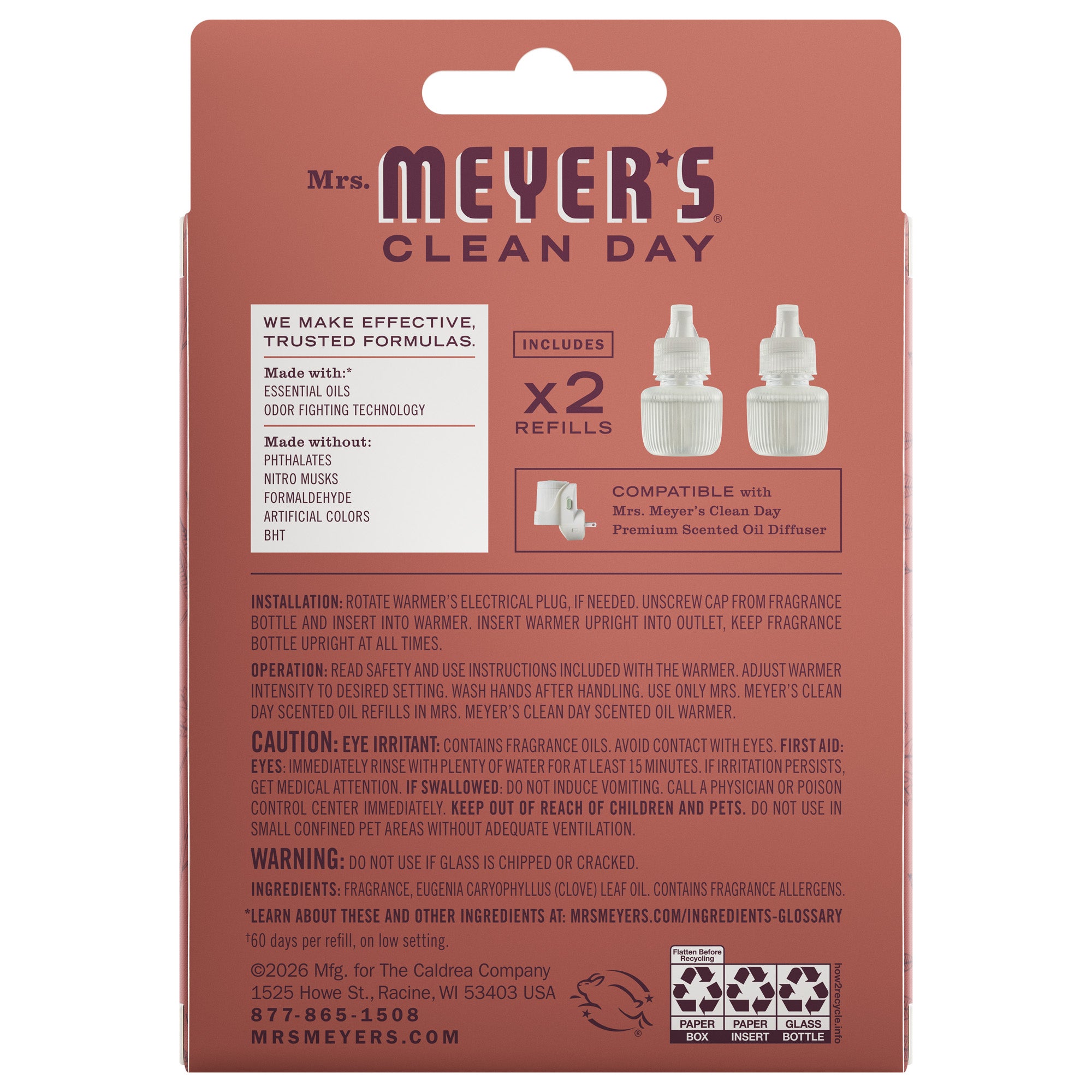 Fall Leaves Plug In Scented Oil Refill, 2-Pack - Image 2