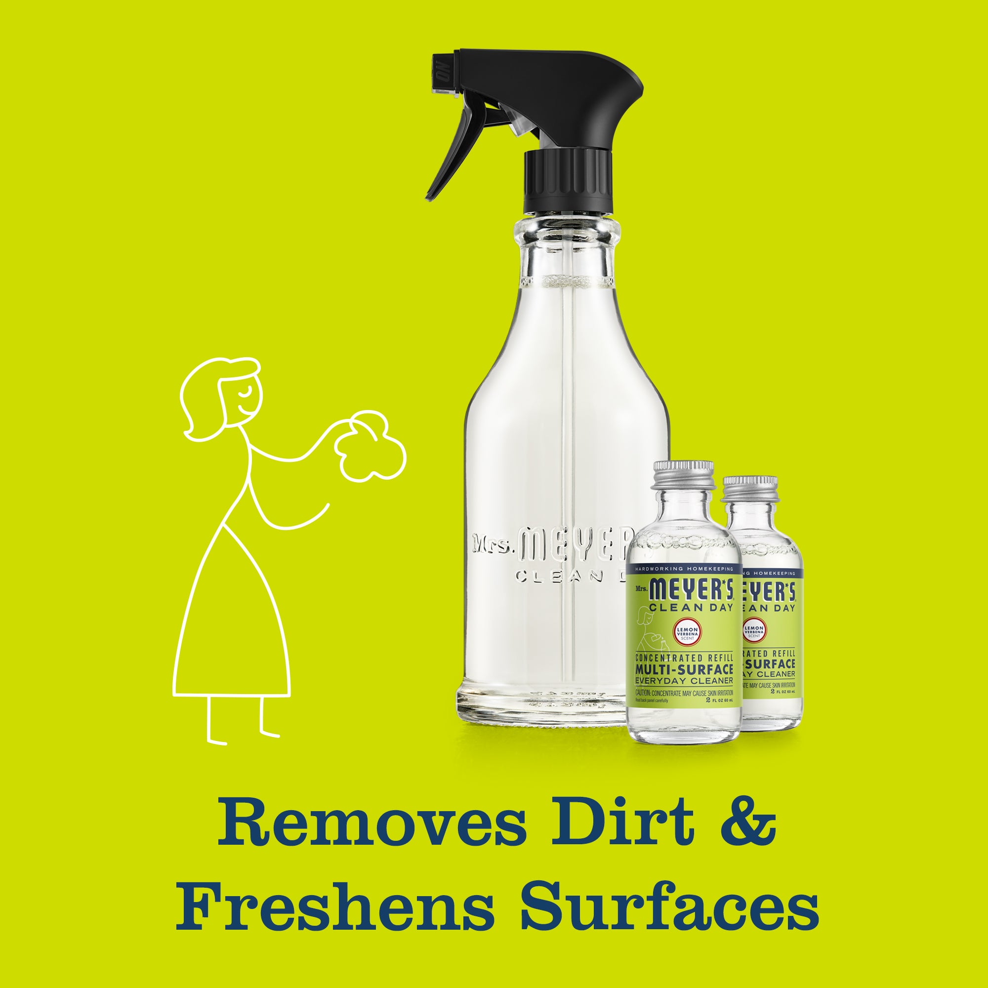 Lemon Verbena Multi-Surface Everyday Cleaner Concentrate Starter Kit - Image 6