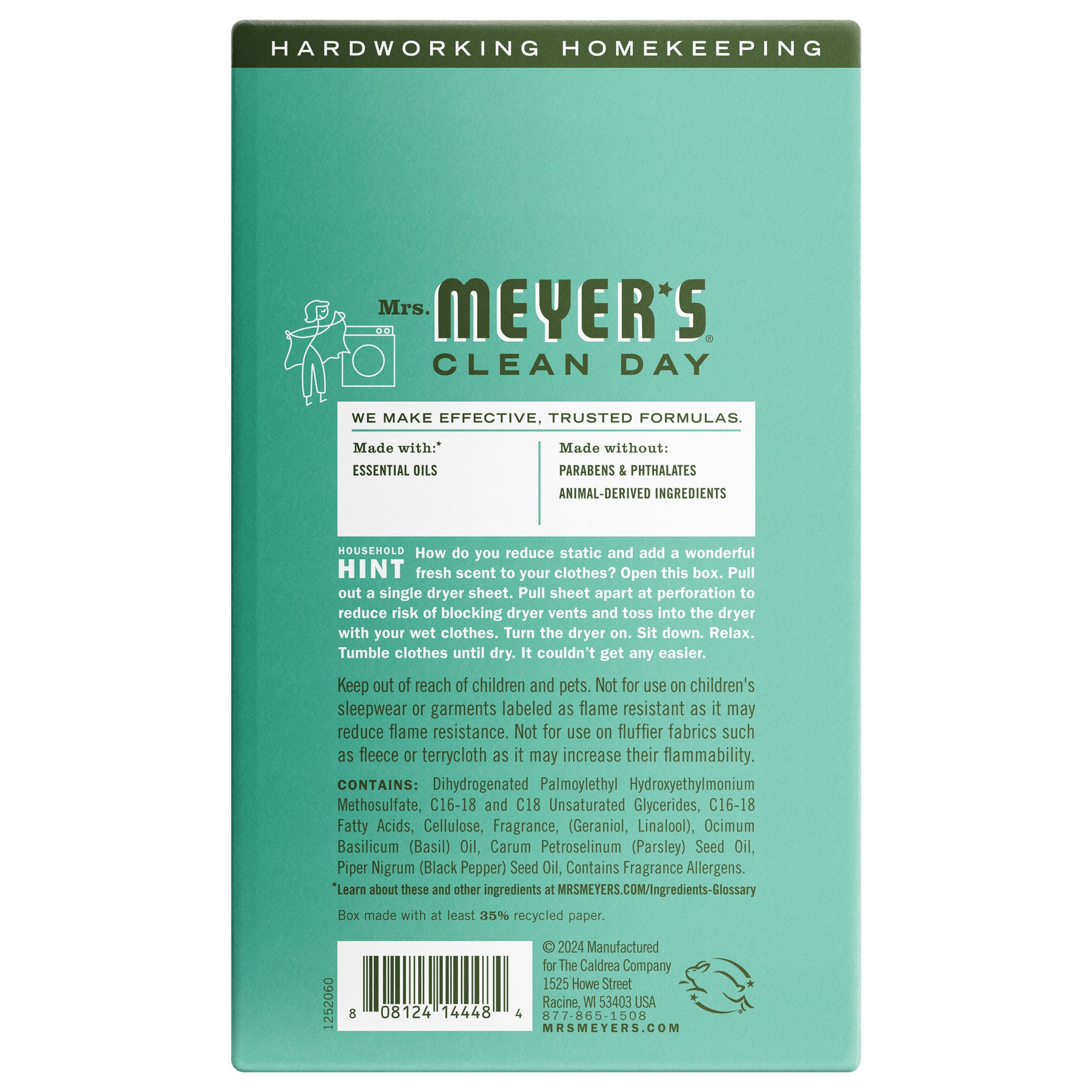 Basil Dryer Sheets - Image 2